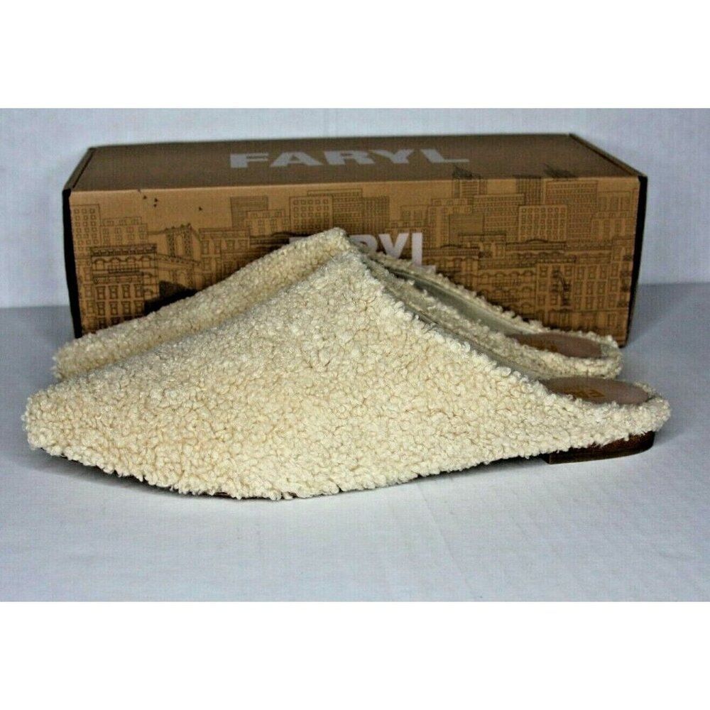 Farylrobin Cozy Cream Mules
